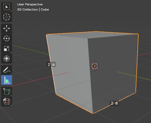 Инструмент линейки - Measure