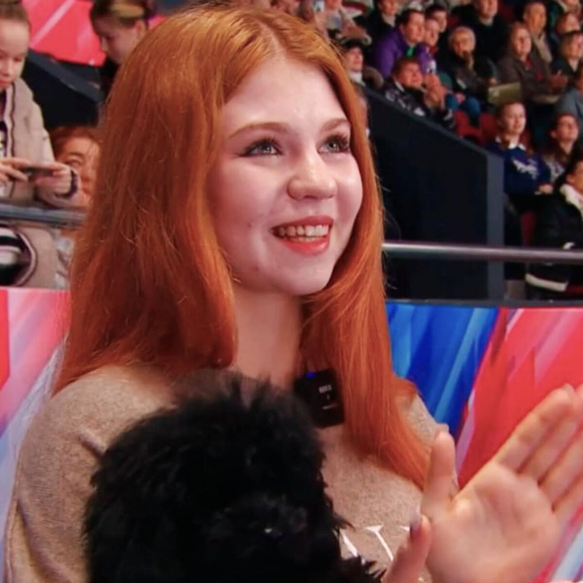 Александра Трусова. Фото: стоп-кадр прямого эфира "Первого канала".