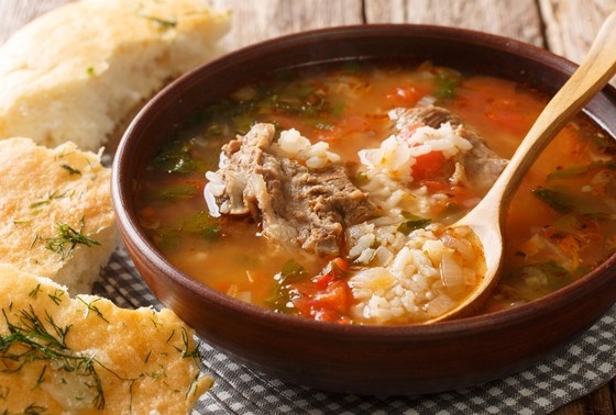    Суп харчо классический с рисом, пошаговый рецепт с фото