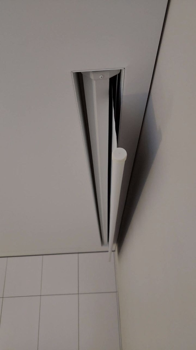 Интеграция экрана для проектора в натяжной потолок