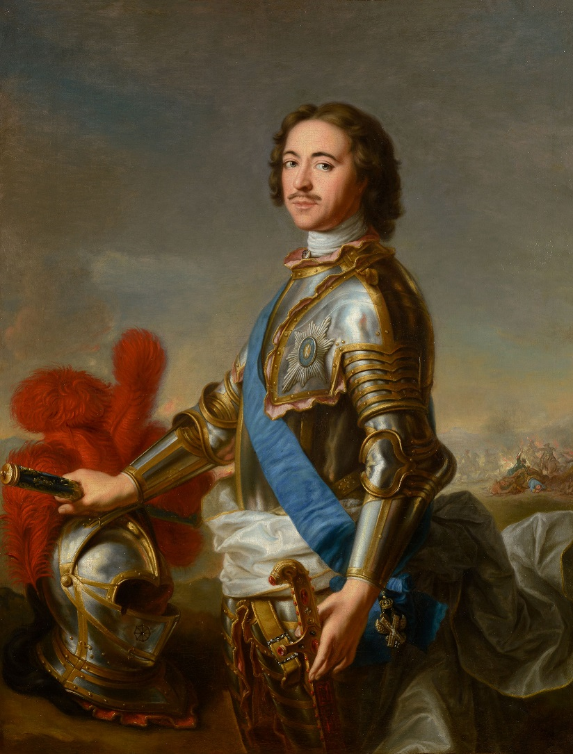 Портрет Петра Первого.Художник Жан Марк Натье. 1717 г.