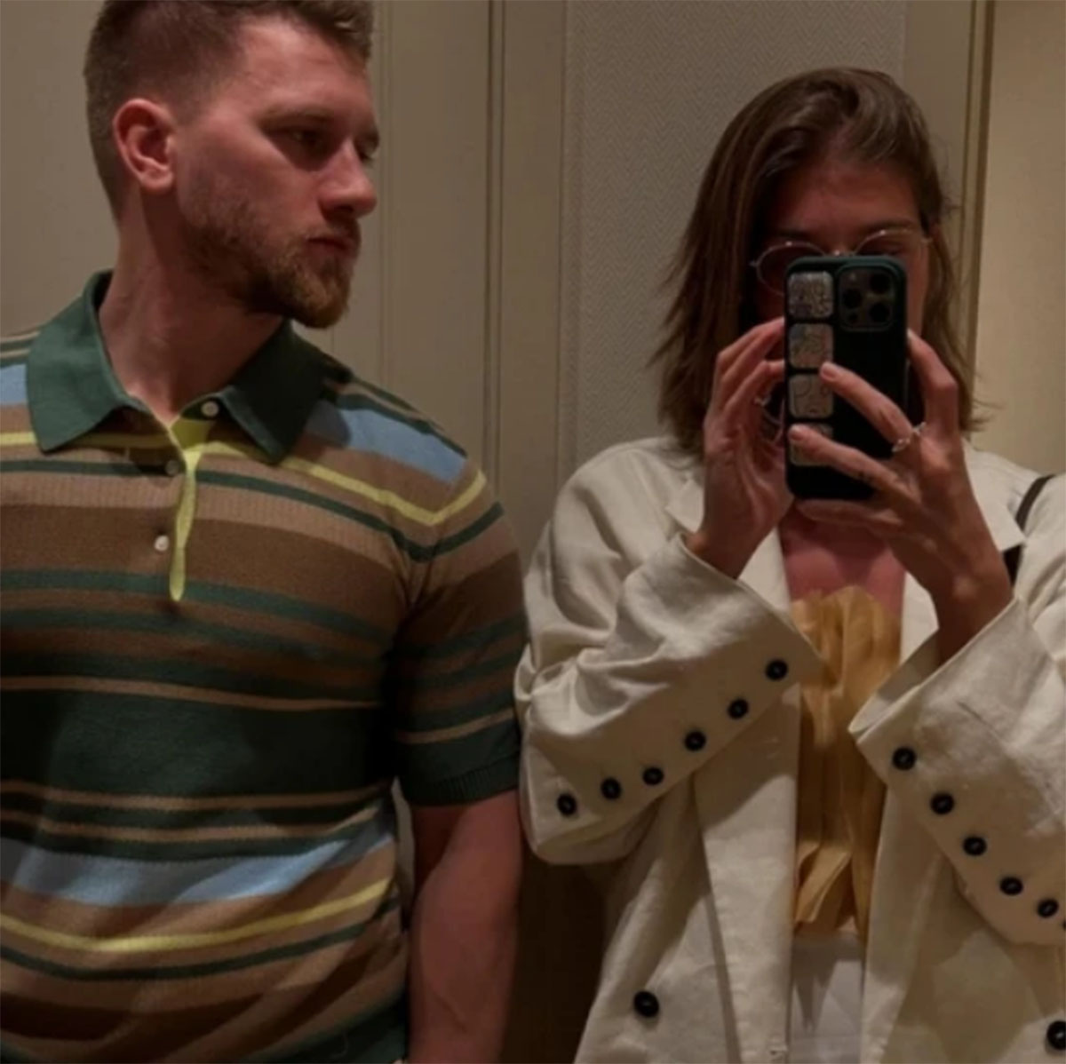 Михаил Кремер и Нино Нинидзе. Фото: соцсети Нино Нинидзе