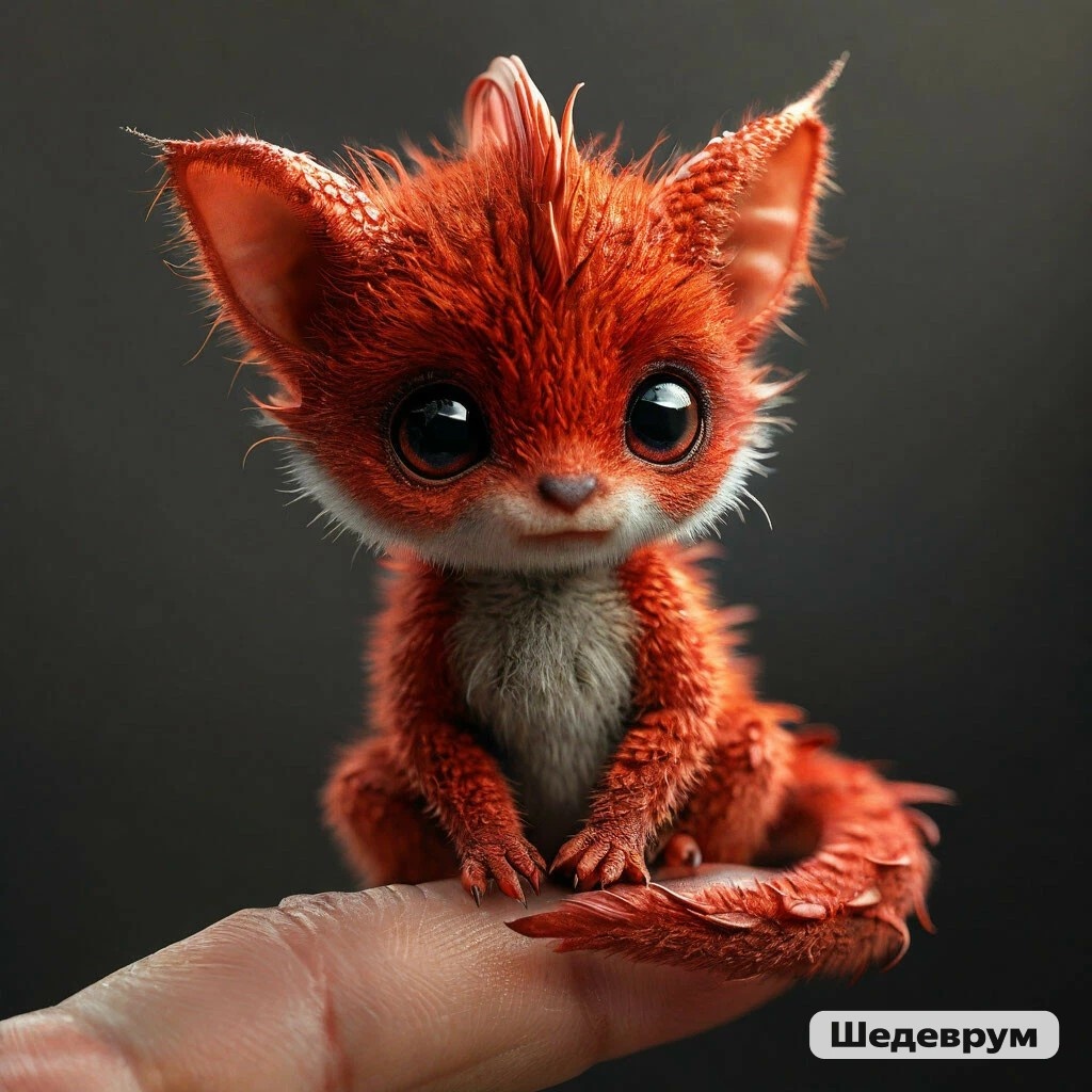 Изображение сгенерировано в нейросети Шедеврум - элементаль огня