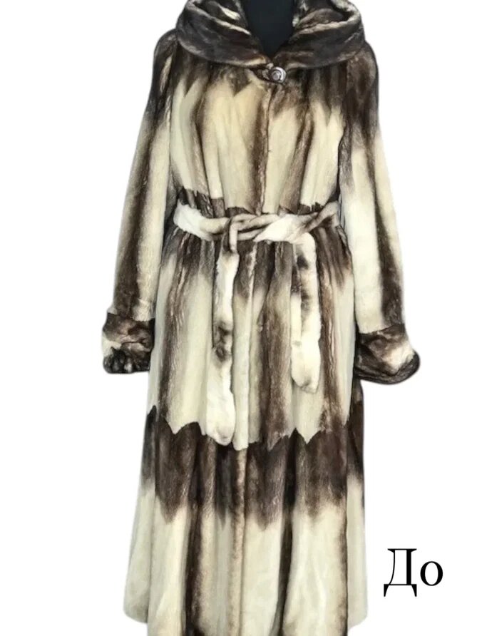 Переделка пальто из норки в куртку. Ателье Ирины Берзиной.
