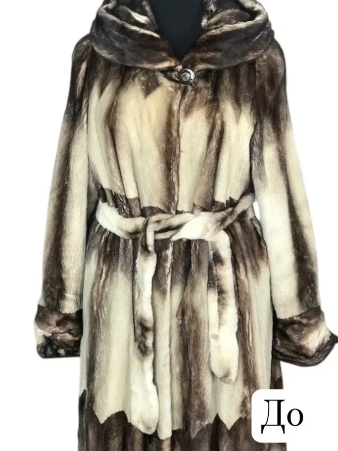 Переделка пальто из норки в куртку. Ателье Ирины Берзиной.