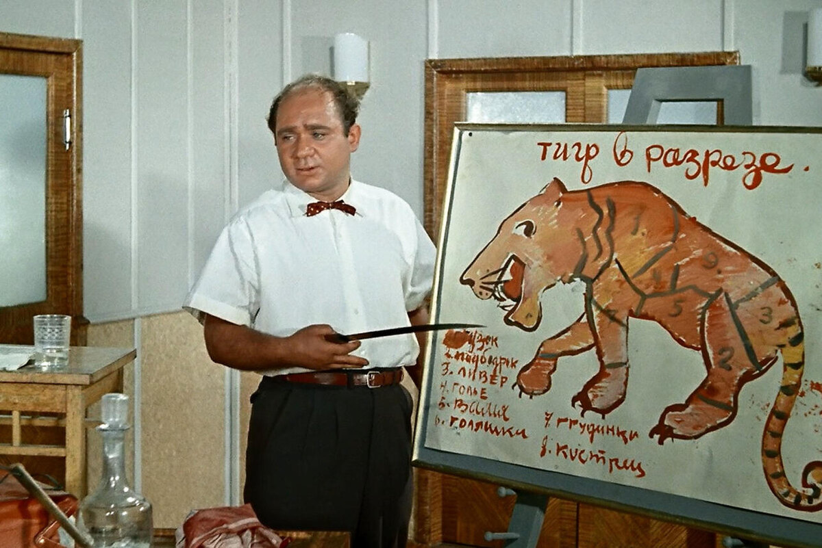    Кадр из фильма "Полосатый рейс". 1961 год. Произведён киностудией "Ленфильм". Режиссёр: Владимир Александрович Фетин