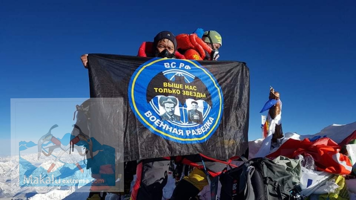 Восходение на Эверест с командой Макалу Экстрим в честь 75 летия со Дня Рождения героя Осетии, Аслана Бекоева и сто летия со дня Рождения Военной Разведки.