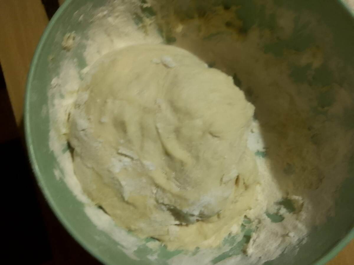 Вот такое тесто получается