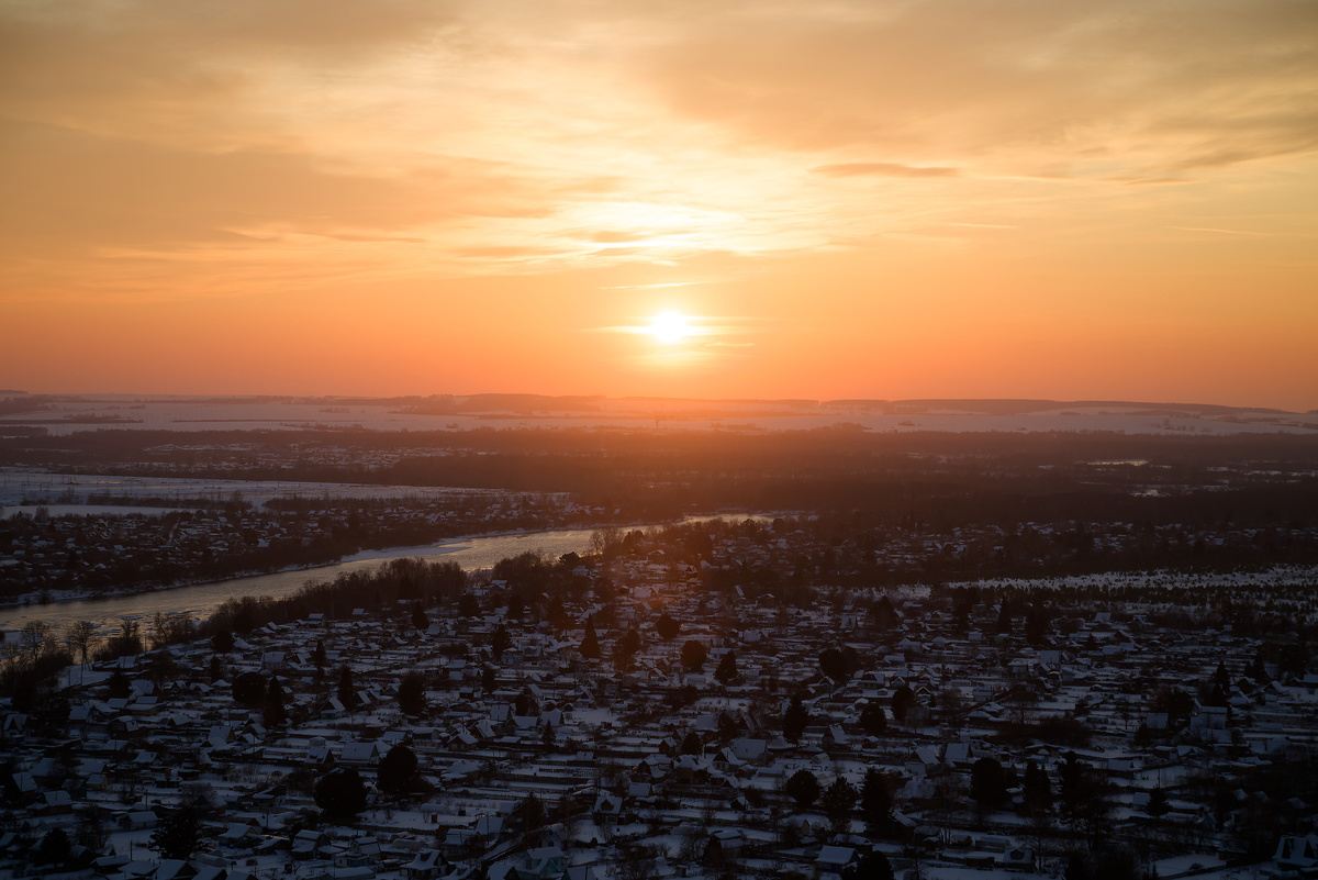 Фото автора. История одного заката.