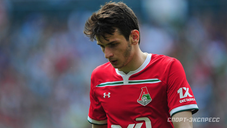    Хвича Кварацхелия в матче за «Локомотив». 2019 год.Федор Успенский