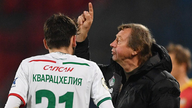    Хвича Кварацхелия и Юрий Семин.Александр Федоров