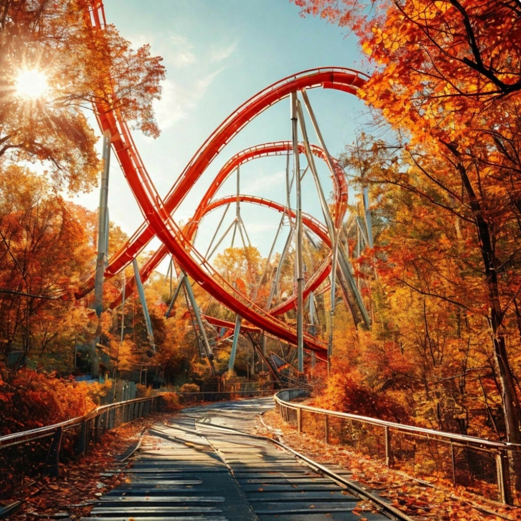 Американские горки, --как символ жизненного пути.