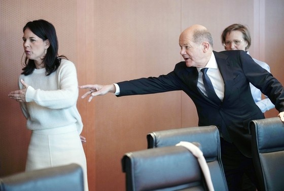    Анналена Бербок, Олаф Шольц