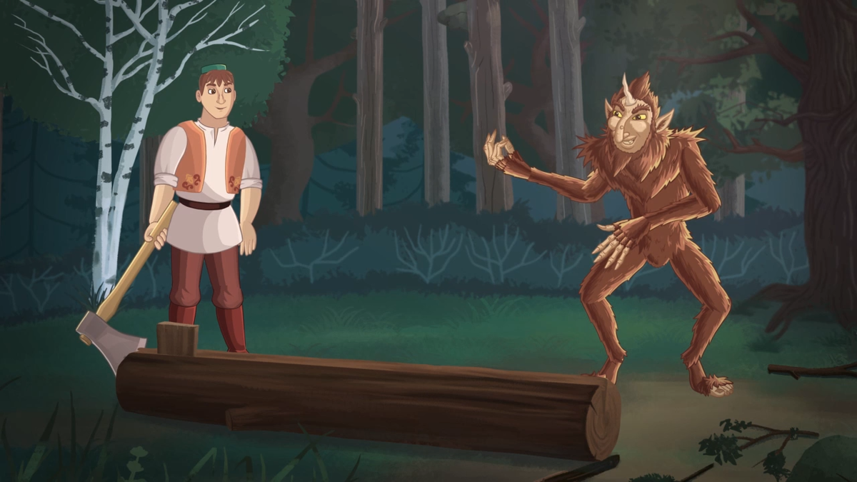 Кадр из мультсериала «Шурале» Источник: tatarmultfilm.ru