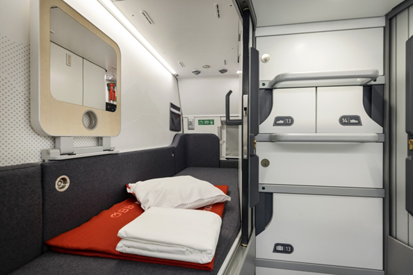 Mini Cabin в австрийском поезде