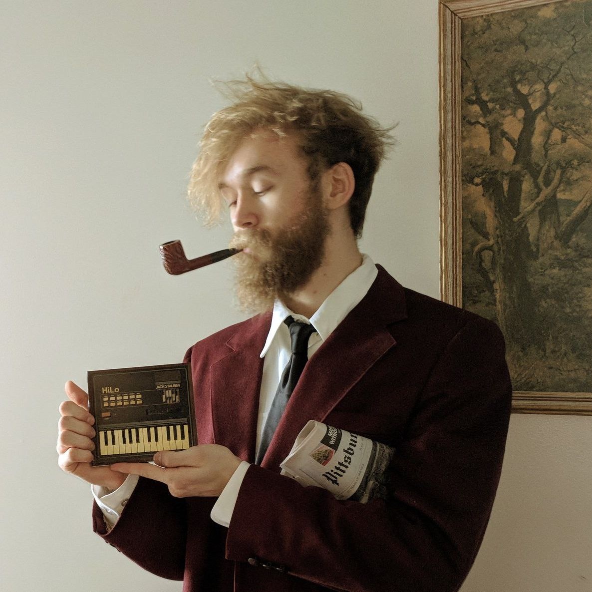 фото jack stumber с CD альбомом 