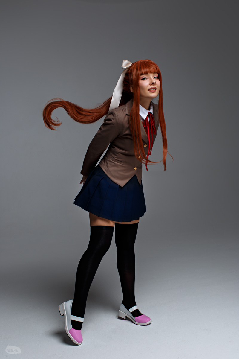 Моника из Doki Doki Literature Club!