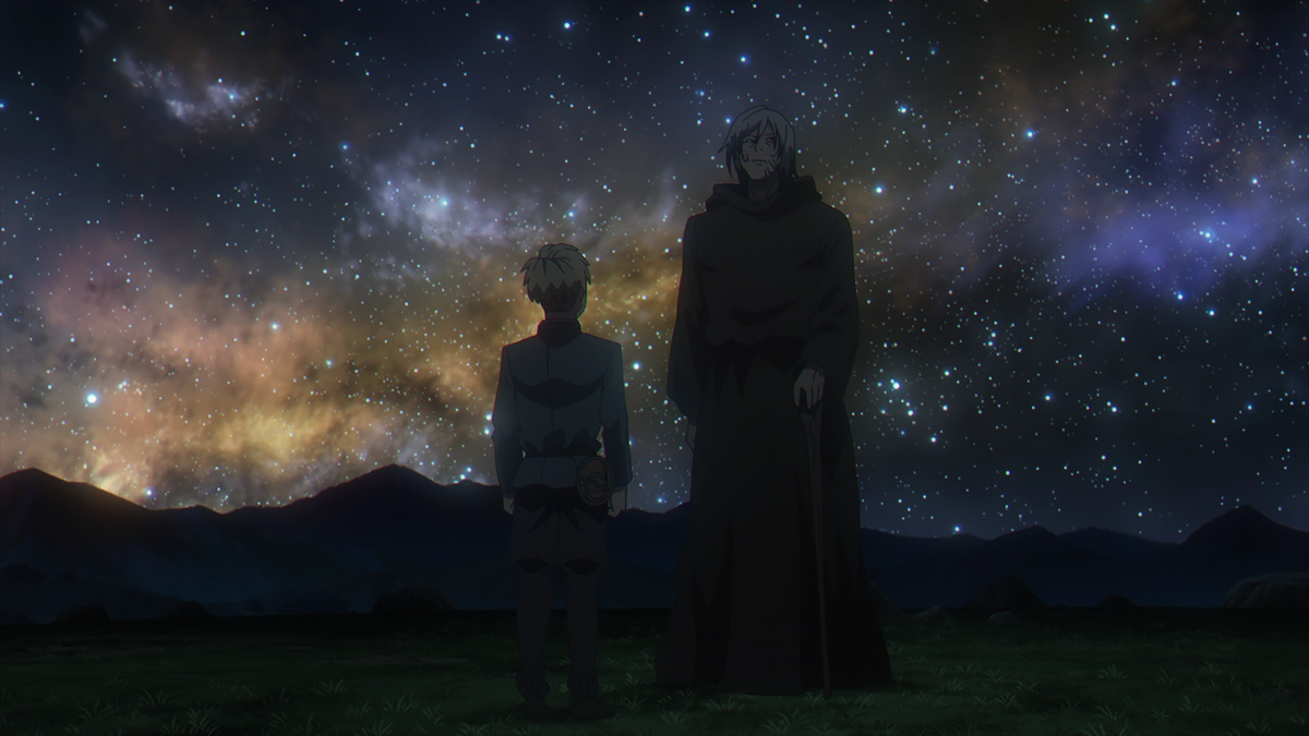 Кадр из аниме «О движении Земли»   📷