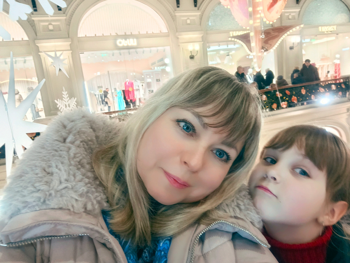 Мы с Машей в ГУМе. Все фото в статье автора.