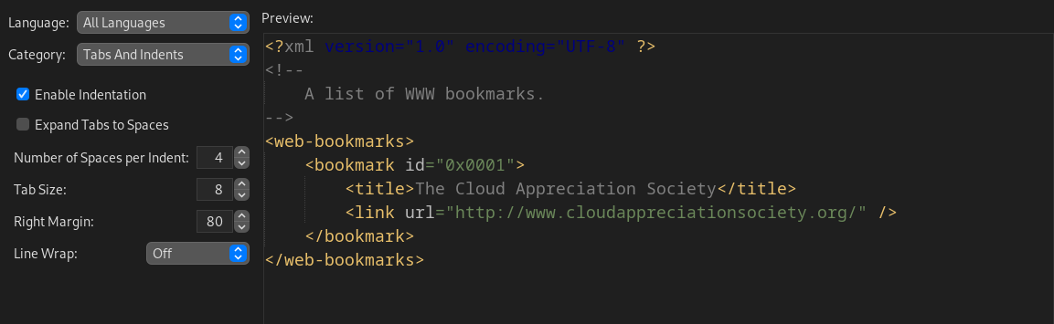 NetBeans - Font & Colors Formatting - Форматирование кода All Languages