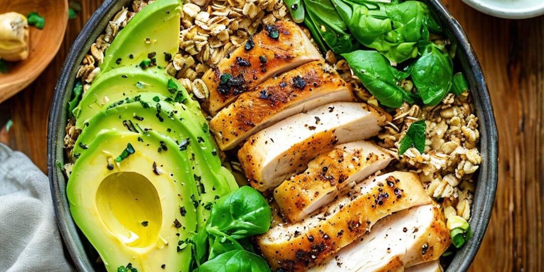 🌱🍱Топ 5 рецептов безглютеновых боулов с добавлением овсянки, чтобы плотно поесть на работе или на учебе🏫🥗