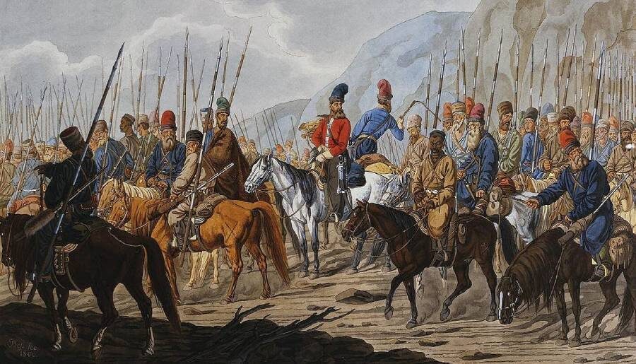 Яицкие казаки в XVI веке