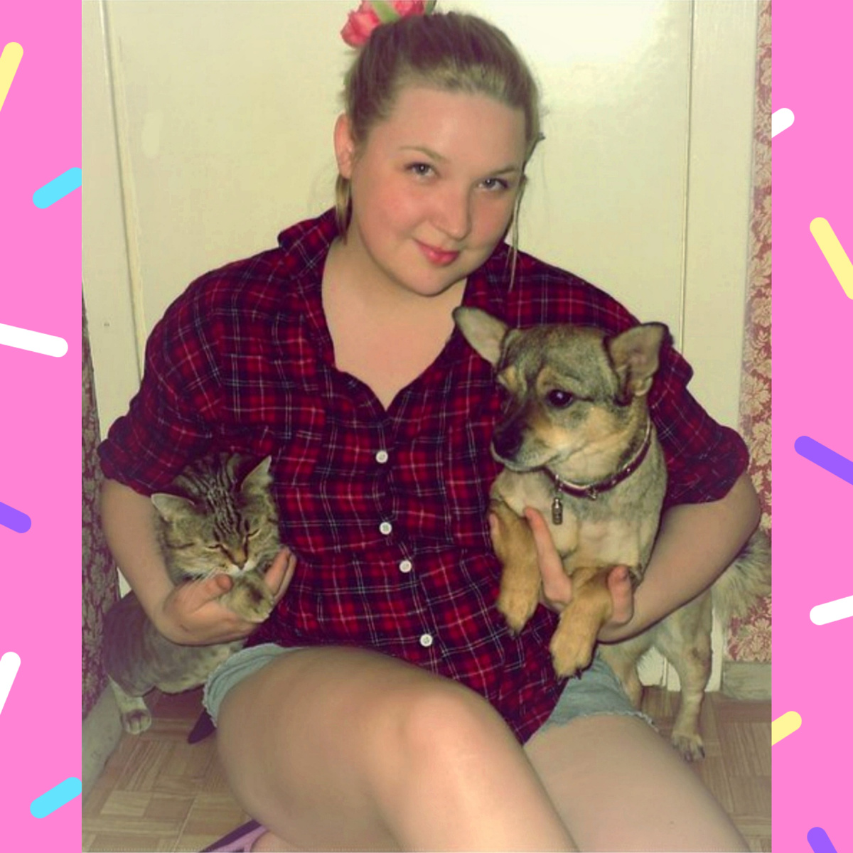 Мося с мамой