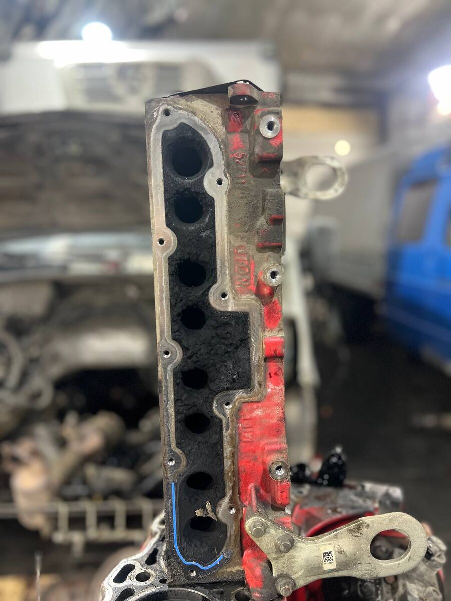 Забитые впускные каналы ГБЦ