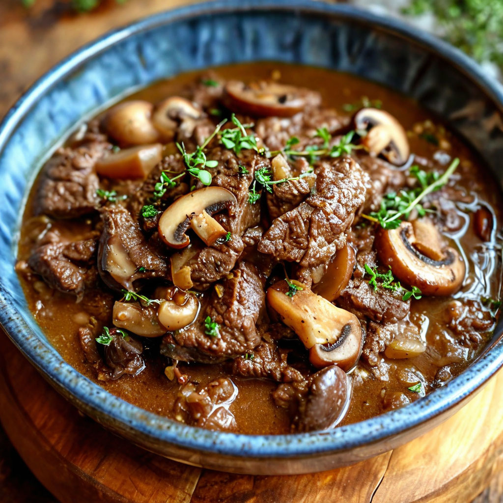 Говядина по-бургундски.