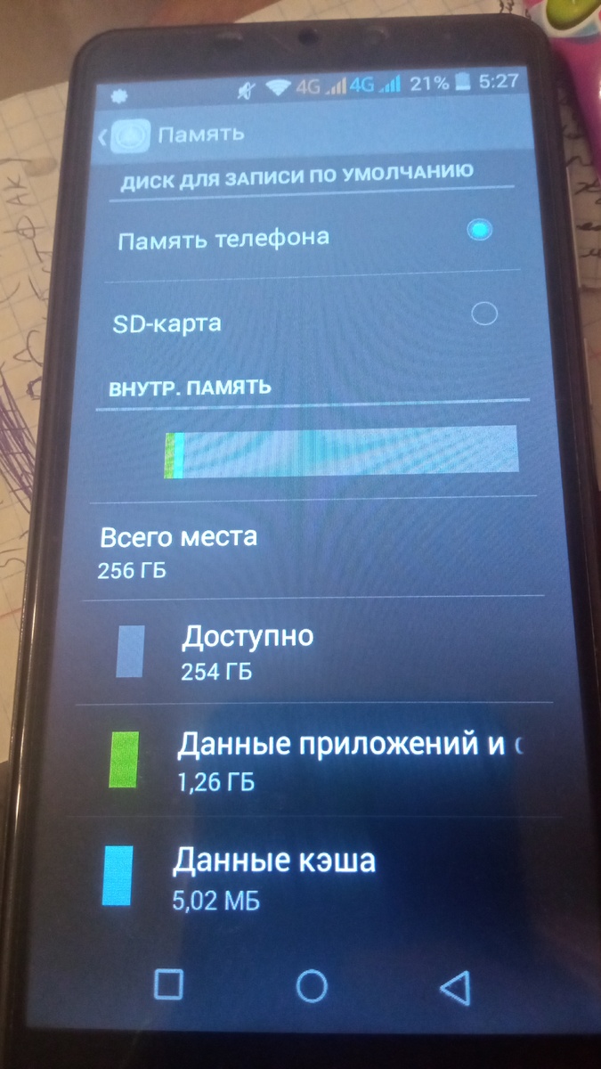 Вот что отображается