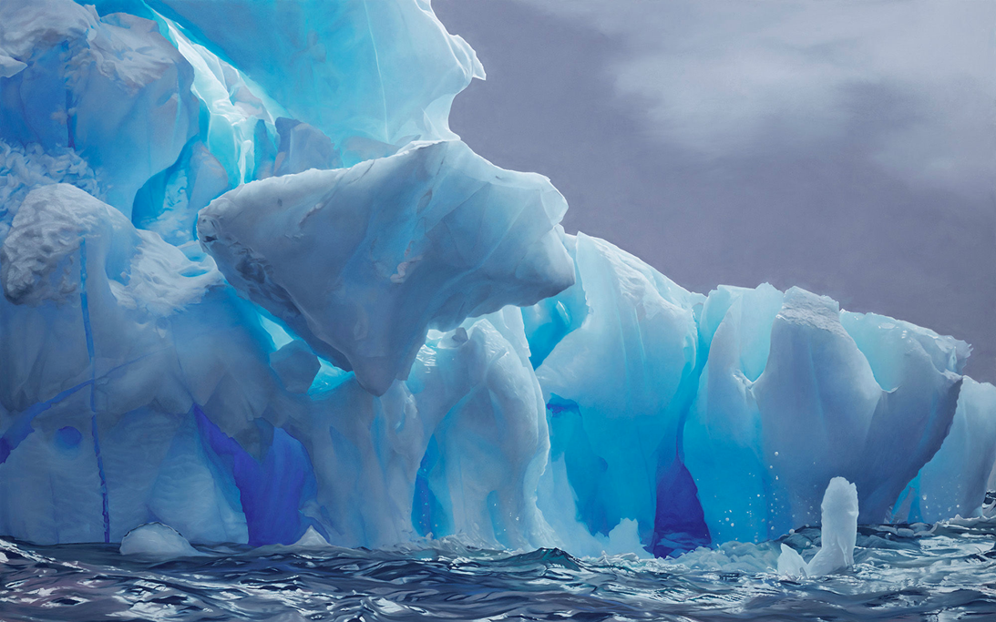 Зария Форман. Остров Данко, Антарктида. Размер: 60 х 96 дюймов. Сухая пастель, 2019 https://www.zariaforman.com/antarctica?lightbox=dataItem-kykxg29u