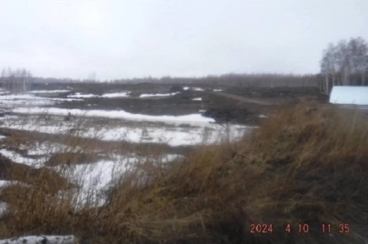    Предприятие загрязнило приток реки Качимовка под Новосибирском