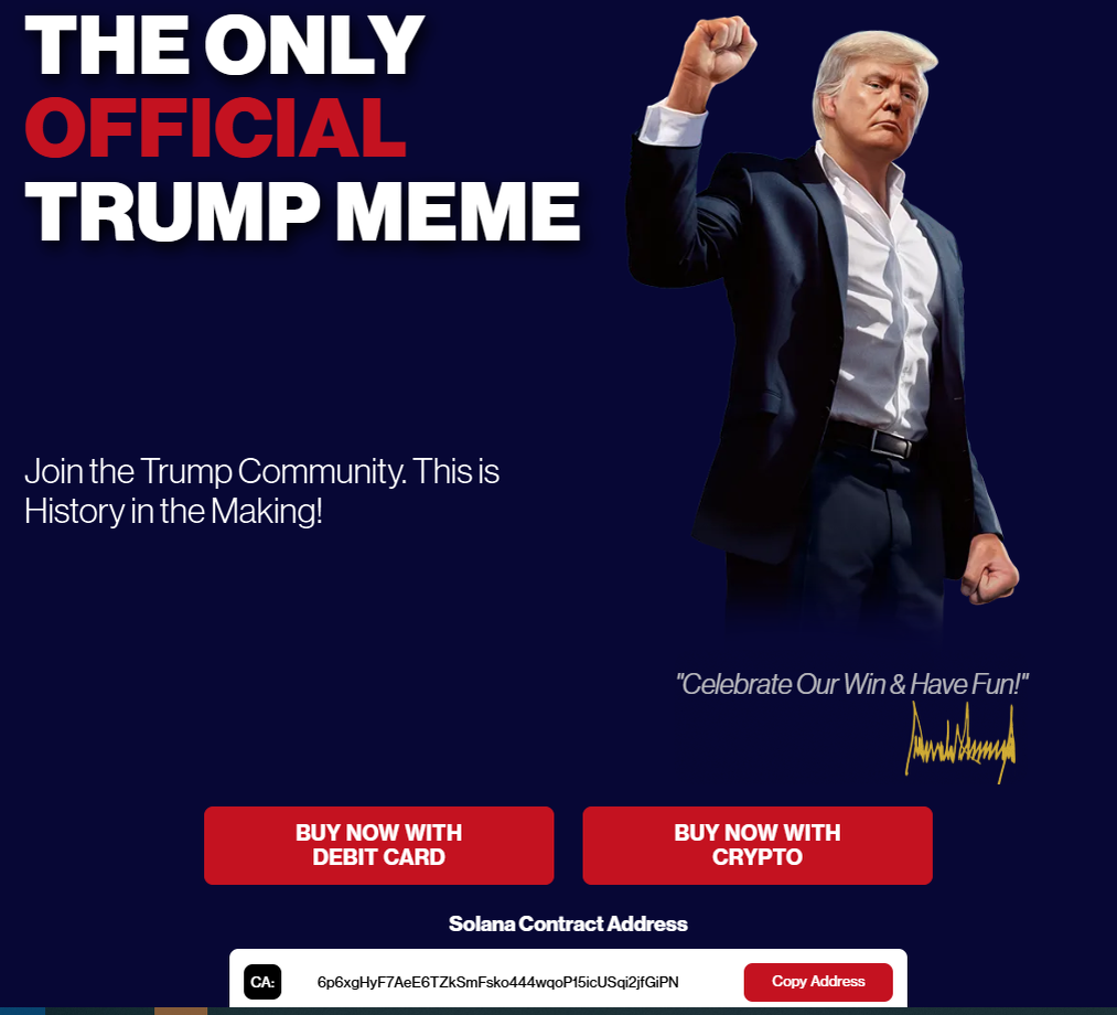 Сайт http://gettrumpmemes.com/