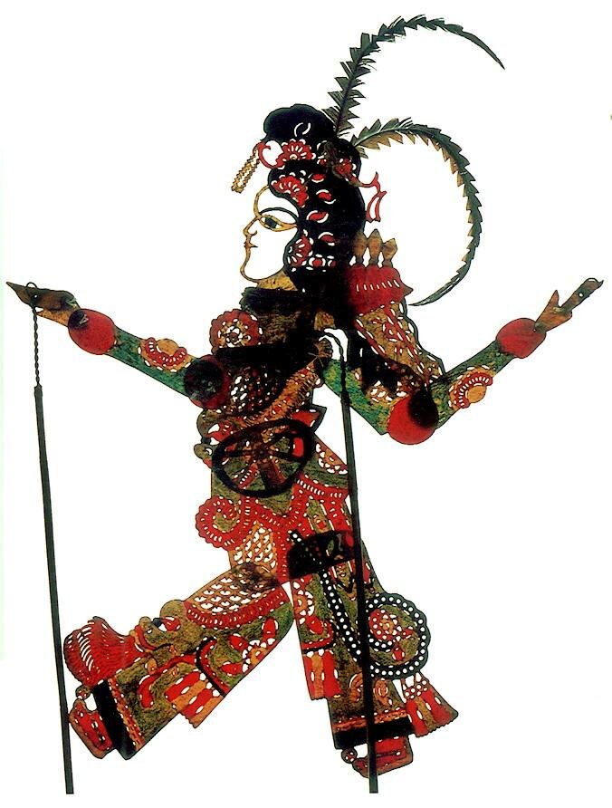 вид куклы для театра теней