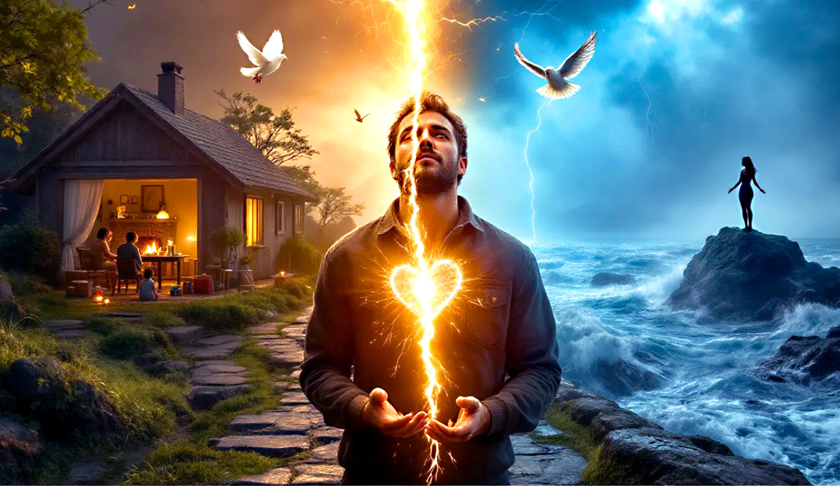 Сердце на растяжке