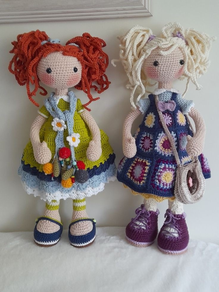 Куклы Рози и Софи автор Карола Хербст