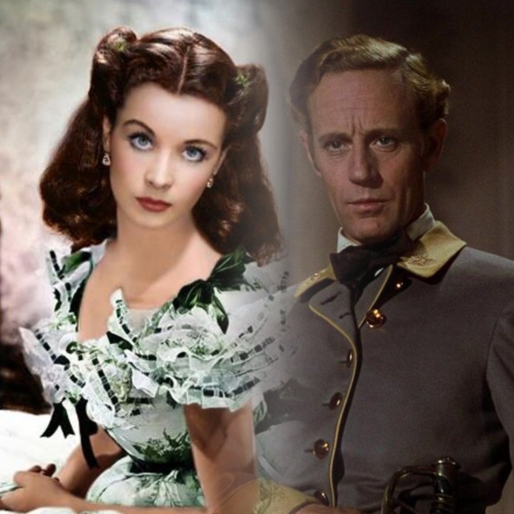 Впервые "Унесенные ветром" я посмотрела лет в 12. И тогда я не понимала, как можно было такому красивому Ретту предпочесть вот такого Эшли. Не понимаю и сейчас. Коллаж автора