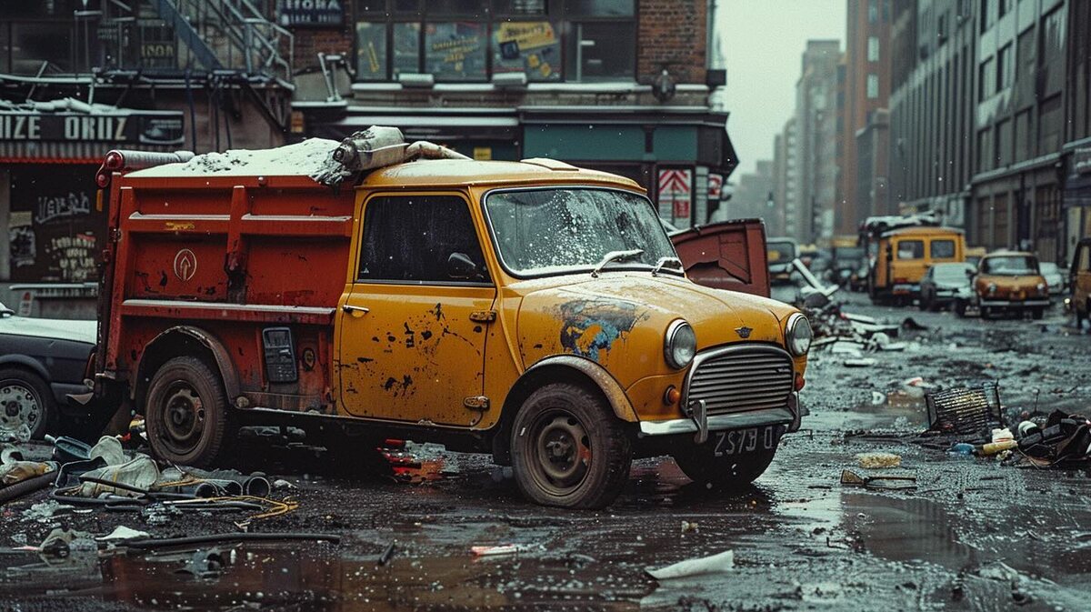 Mini Dirtman - Мусоровоз Mini кажется совсем не маленьким!