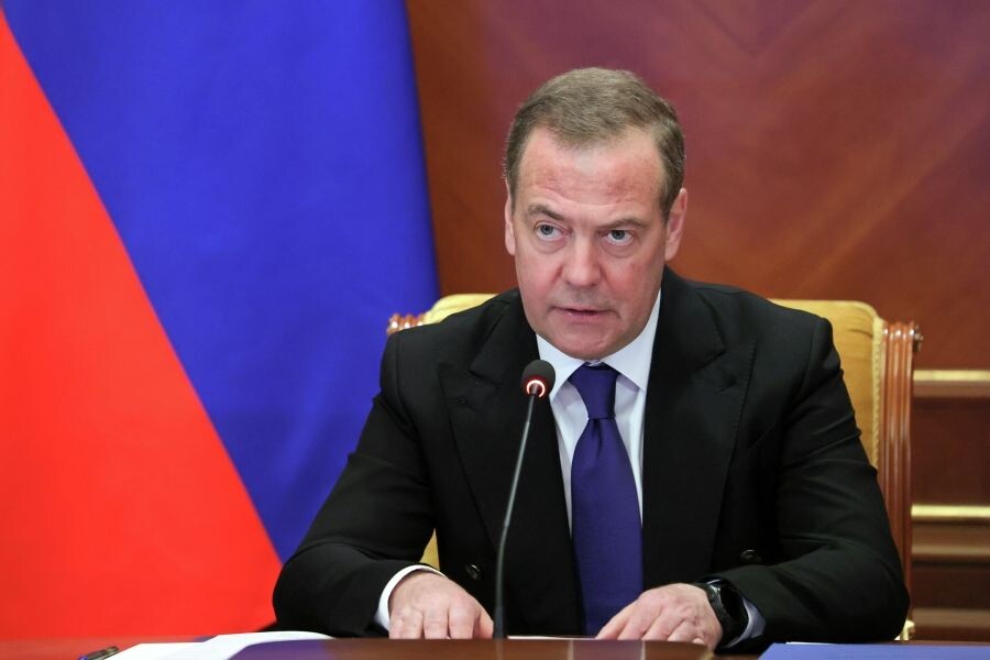    Заместитель председателя Совета безопасности РФ Дмитрий Медведев / Источник: © Екатерина Штукина/РИА Новости