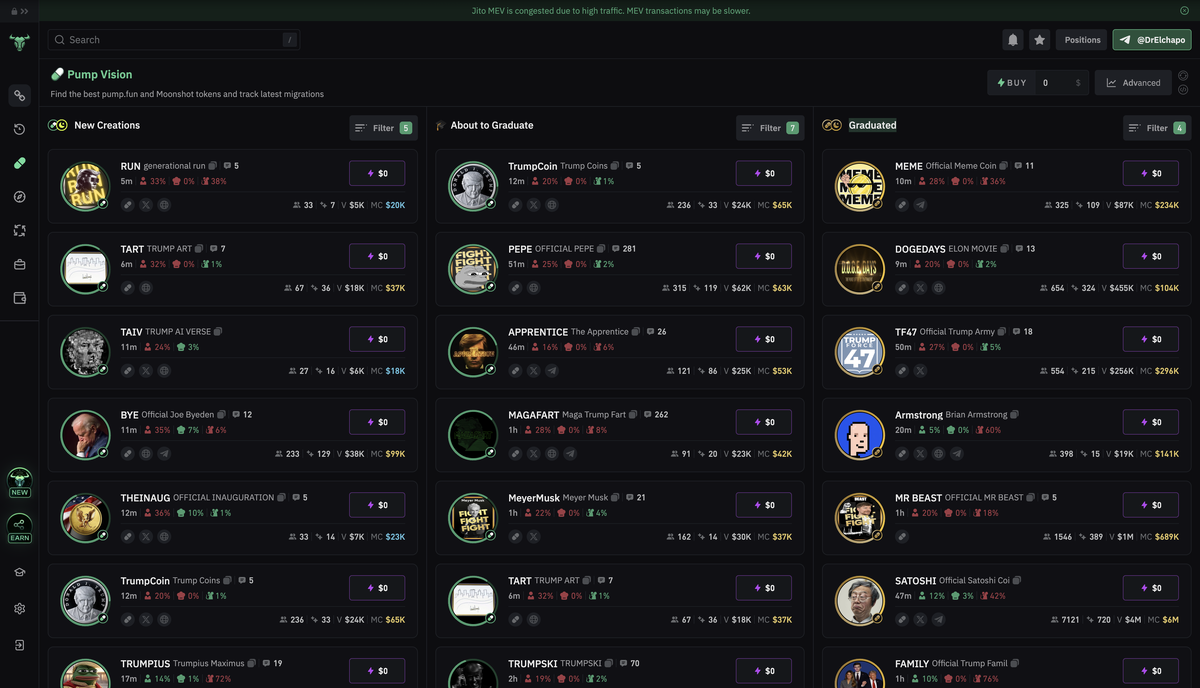 PumpFun Version Bullx