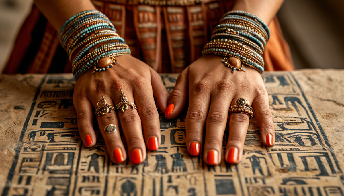 Таким увидел ИИ маникюр в Древнем Египте