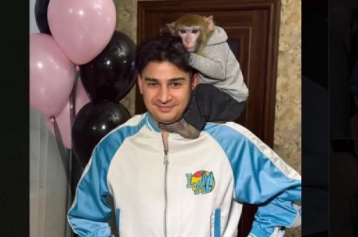    Татарский певец подарил дочери обезьяну и вызвал скандал в соцсетях