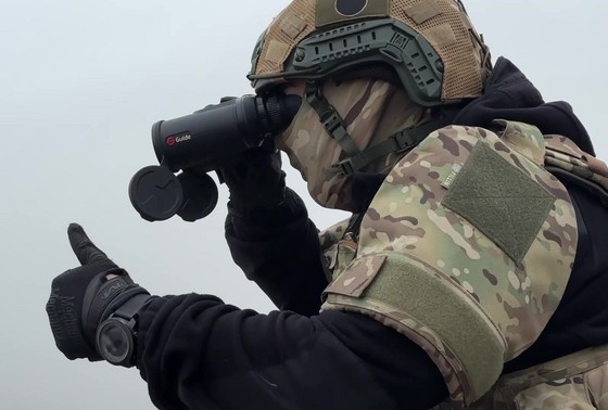    Военнослужащий ВС РФ в зоне СВО