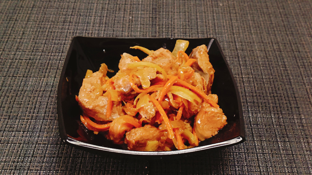 Салат хе из горбуши по-корейски в домашних условиях