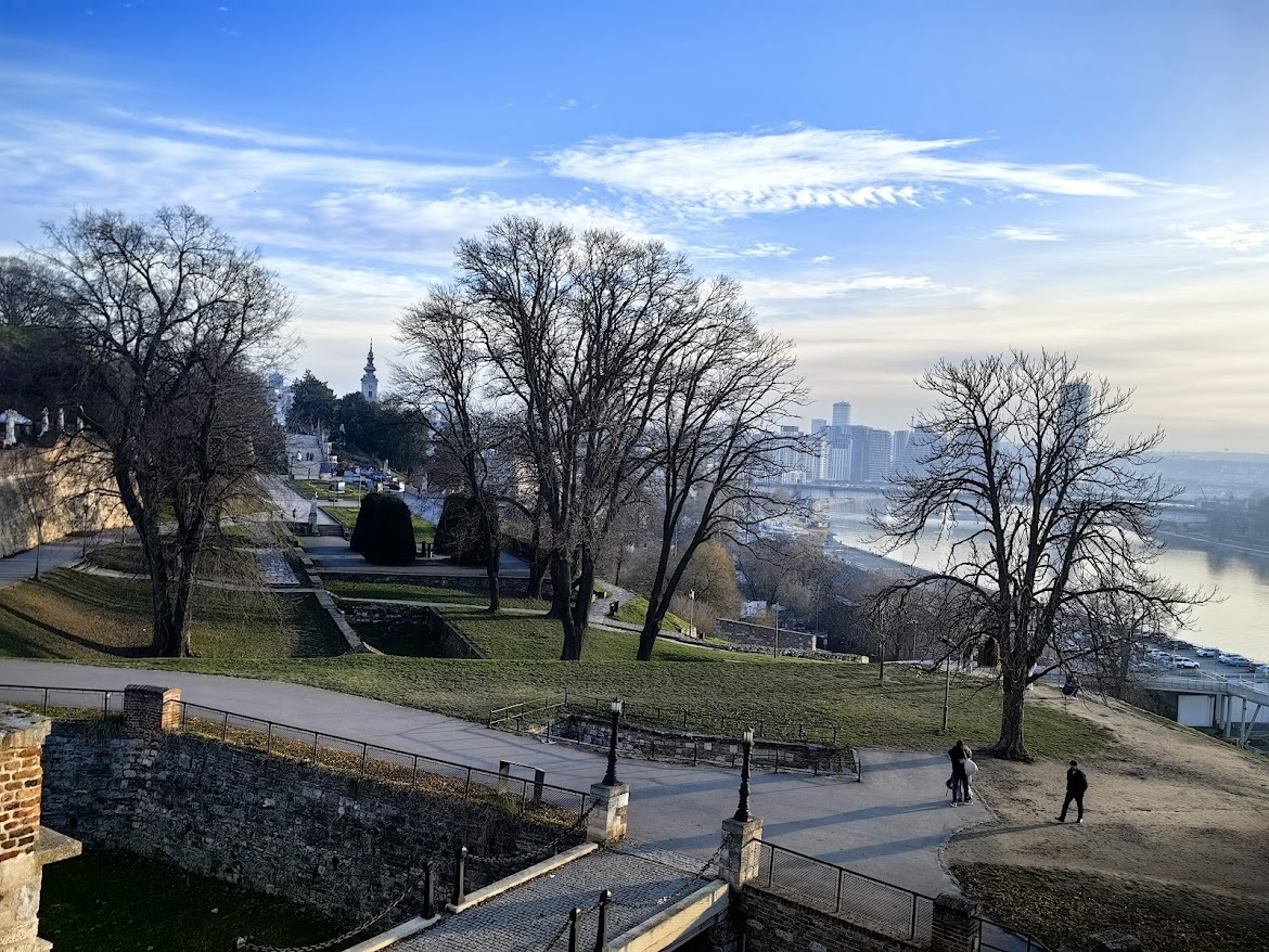 Теплый ноябрь в Белграде