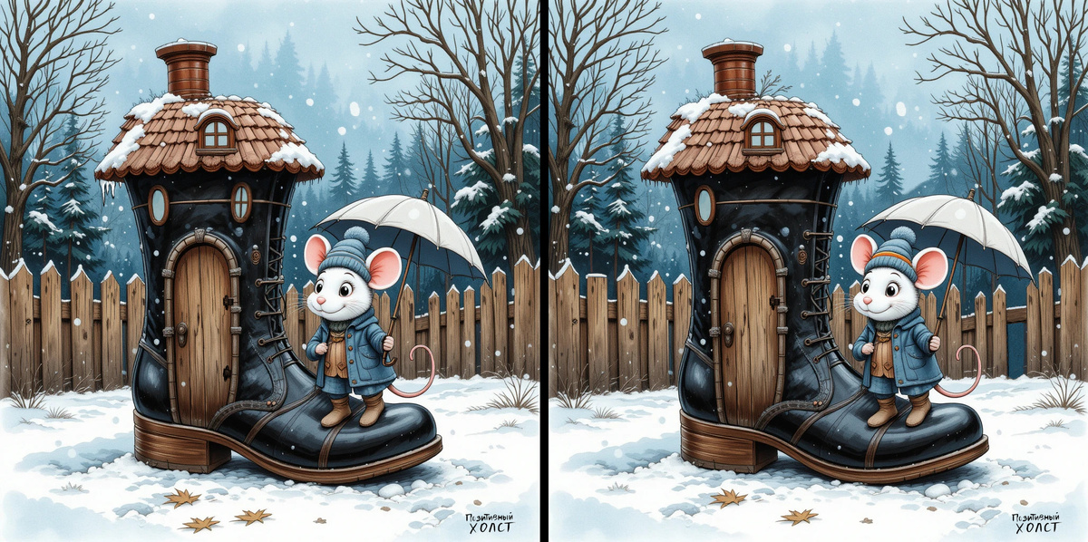 Жилище белого мышонка