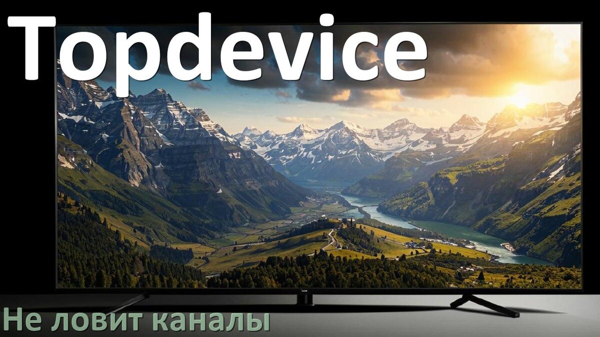 
Почему на телевизоре Topdevice нет каналов и что делать