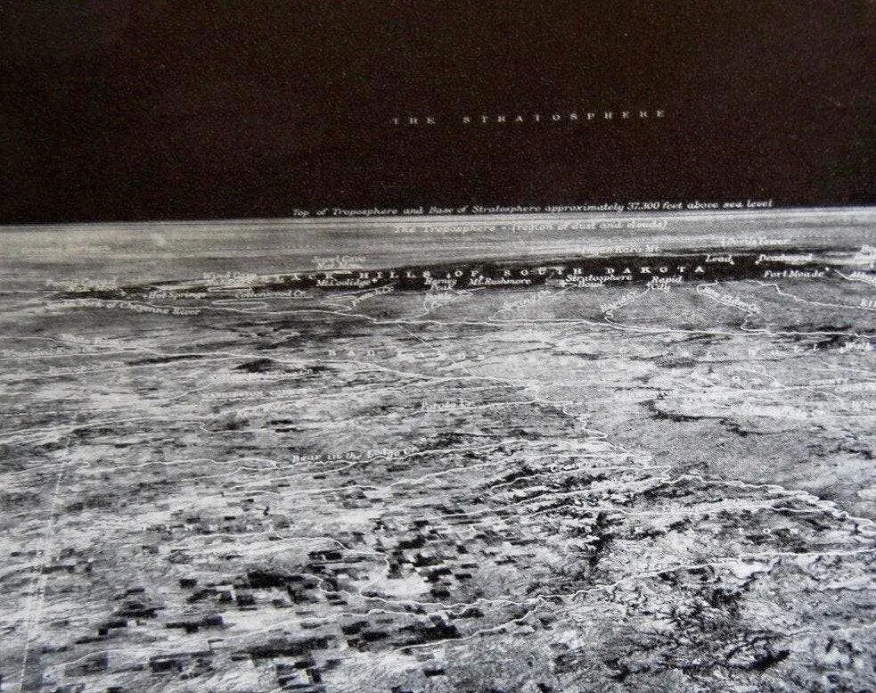 Фотография Земли, сделанная с борта высотного аэростата "Эксплорер-2" 11 ноября 1935 года.