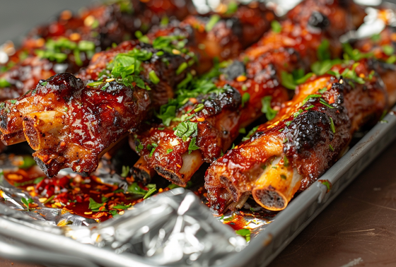    Как приготовить свиные ребрышки в духовке в фольге: маринад из двух простых ингредиентов