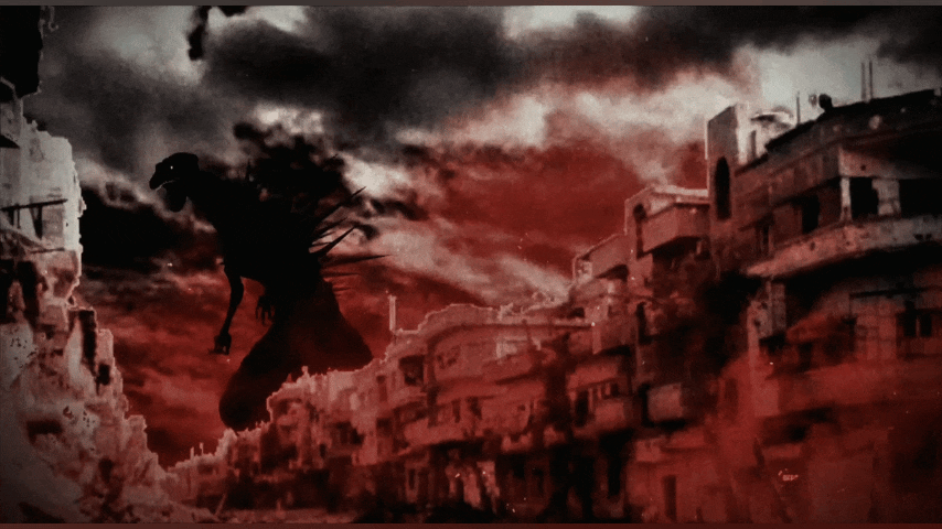 Годзилла атакует армию